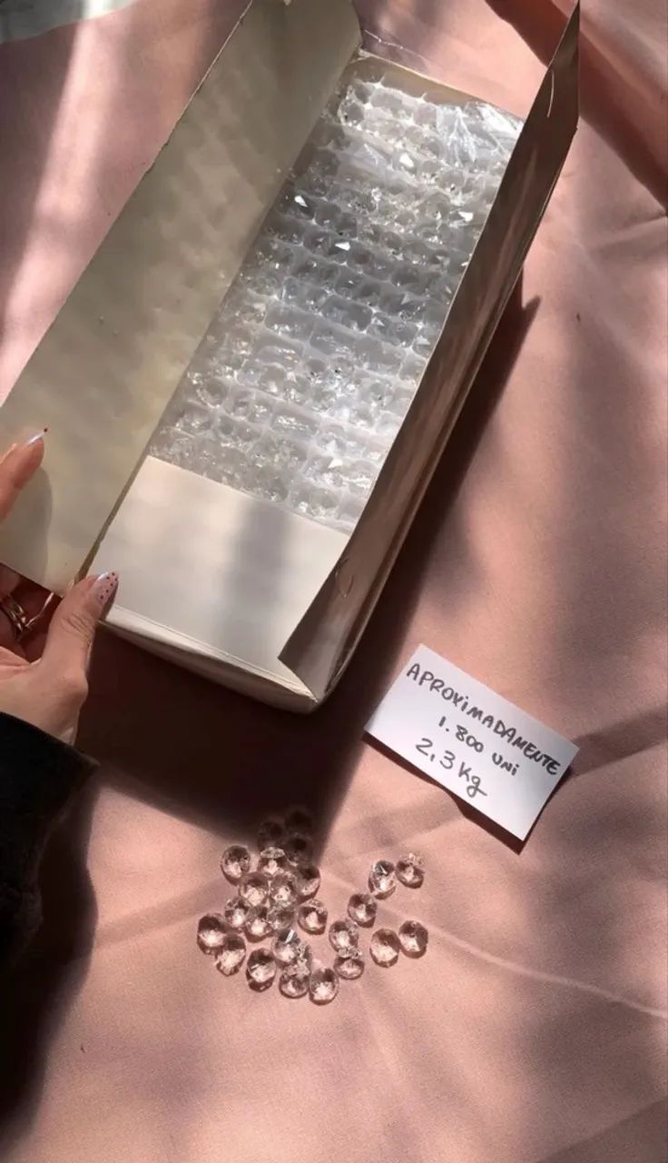     Caixa Cristal Castanha - Artesanato, Moda e Decoração - Foto 2