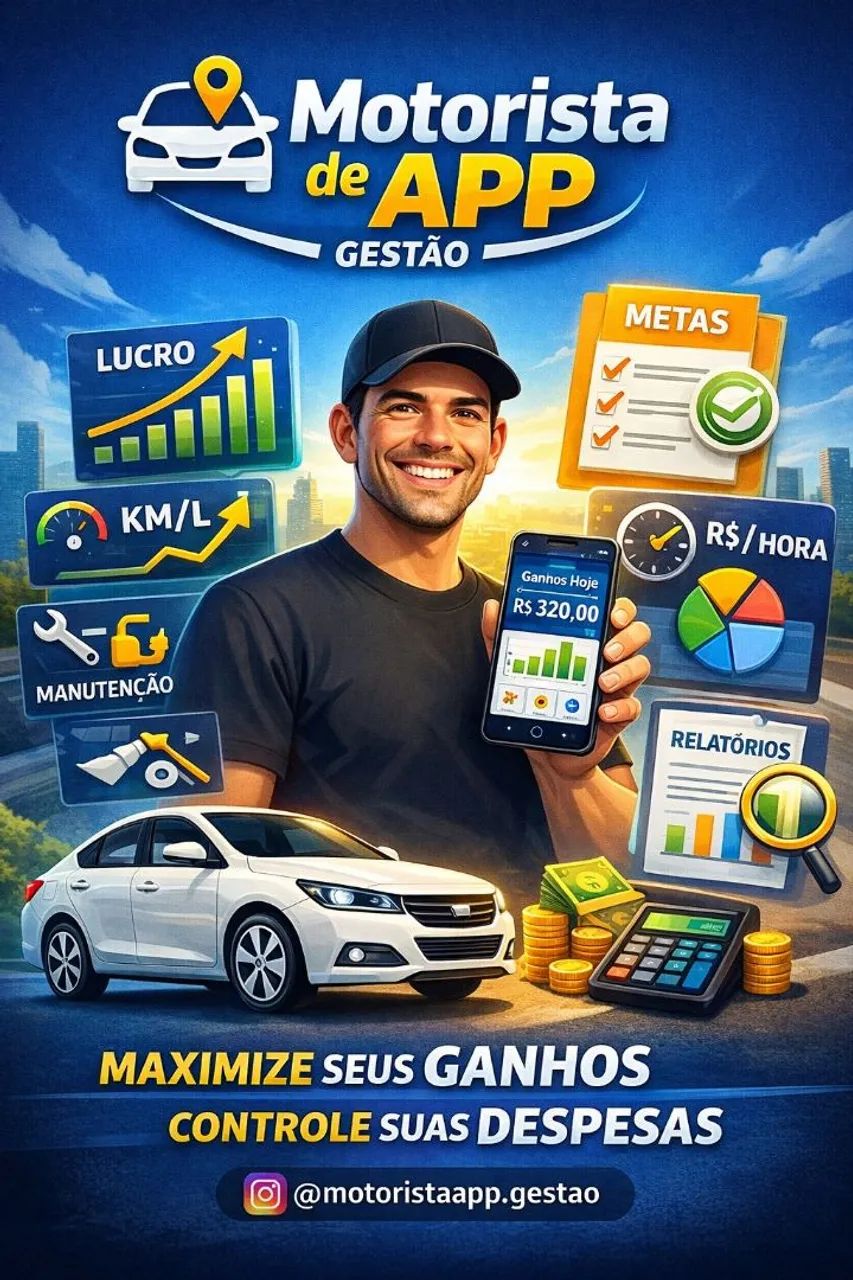  Gestão Financeira para Motorista de App | Controle e Lucro