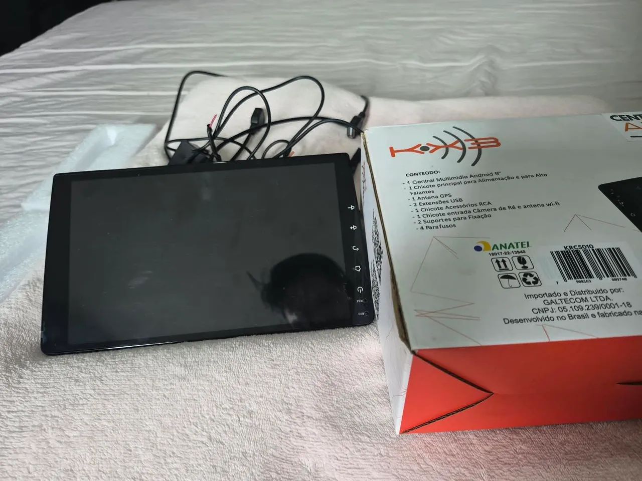 Multimídia kx3 9 polegadas vendo ou troco em celular - Foto 3