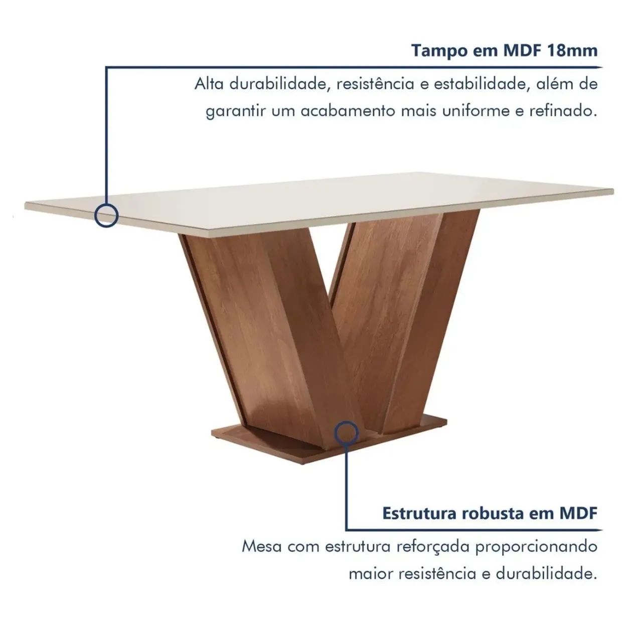 Mesa NOVA nunca usada  - Foto 2