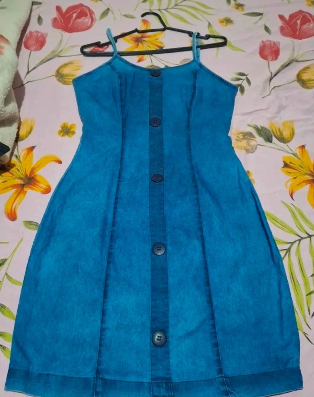 Vestido jeans com elastano veste p ou pp - Foto 5