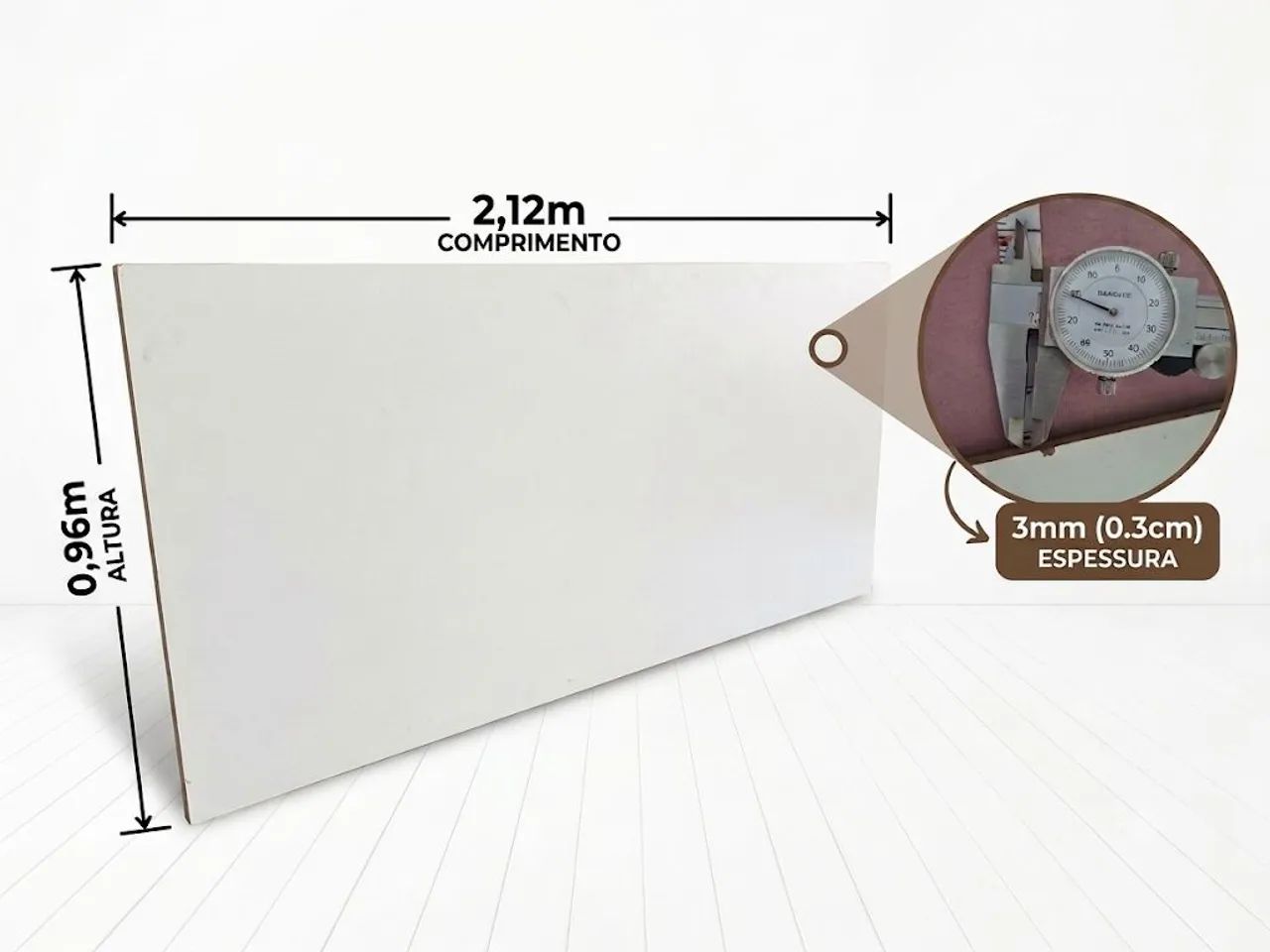 Placa de MDF 3MM - Foto 2