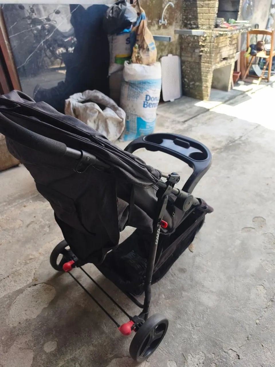 Carrinho e bebê conforto, marca Cosco - Foto 4