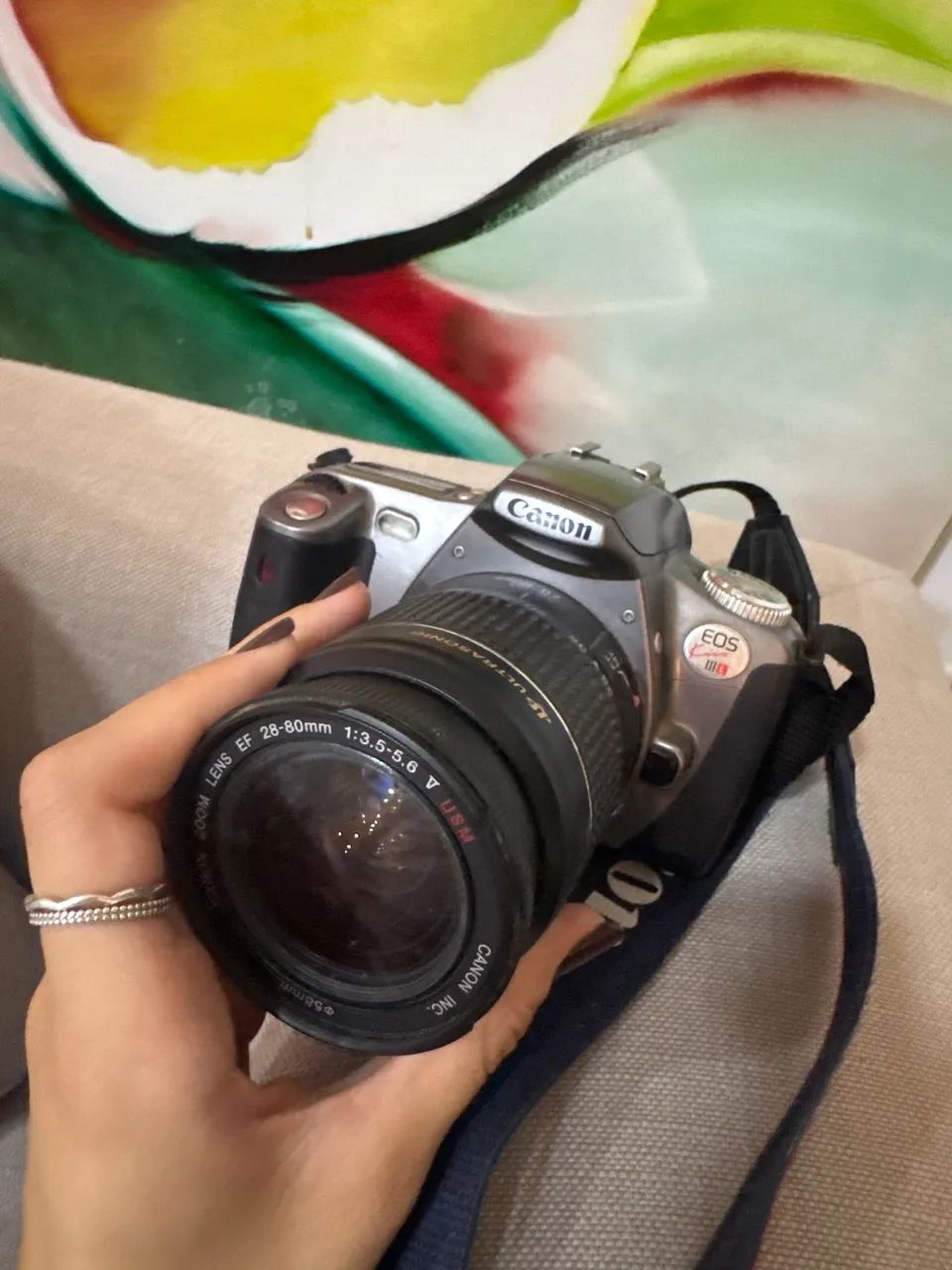 Canon EOS kiss III L, metálica cinza  - Foto 4