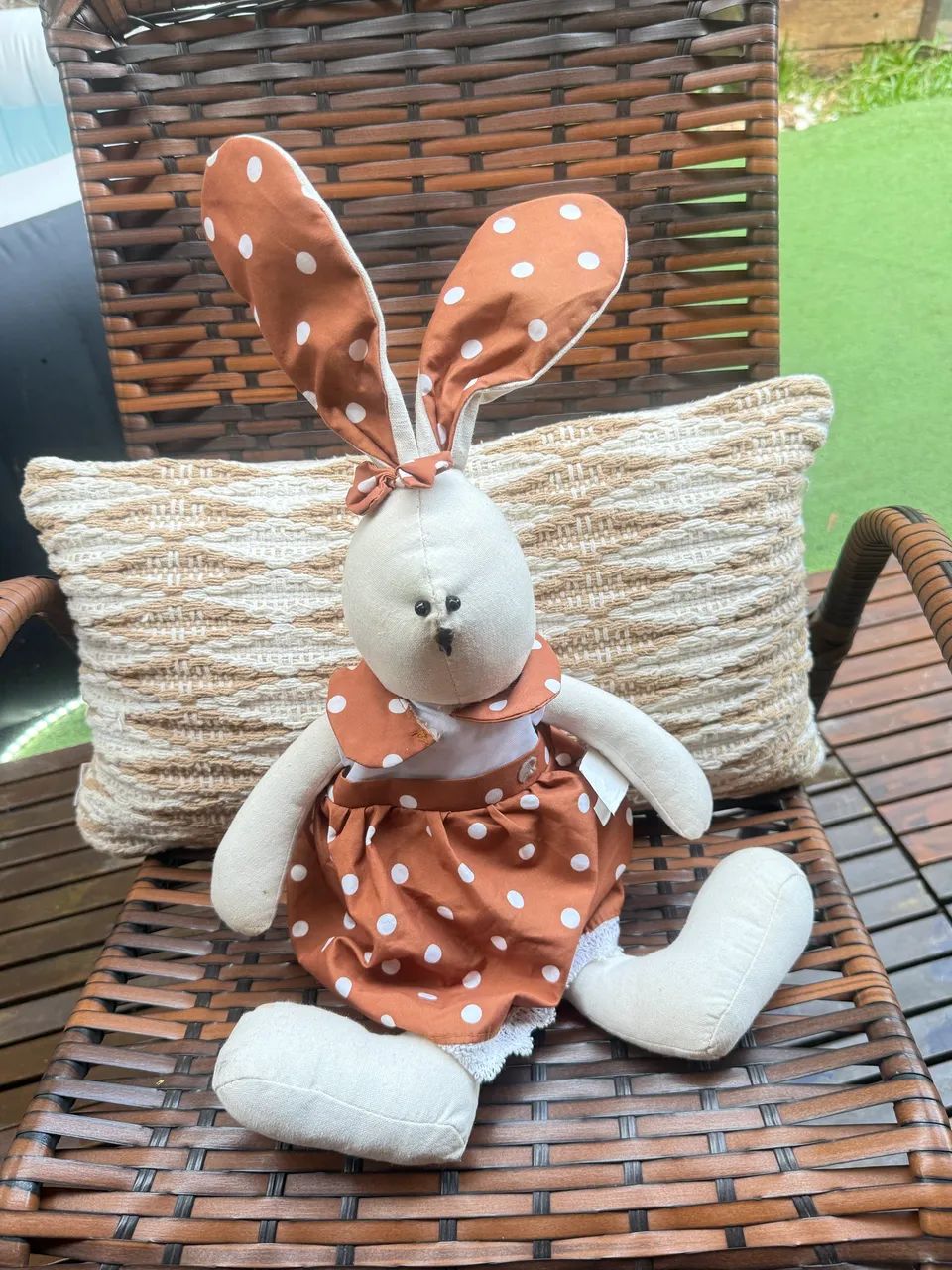 Casal de coelhos artesanais Gramado  - Foto 2