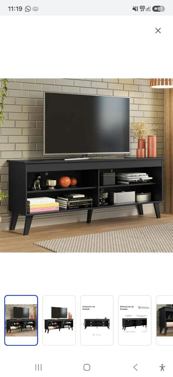 Rack para tv até 65 polegadas - Foto 2