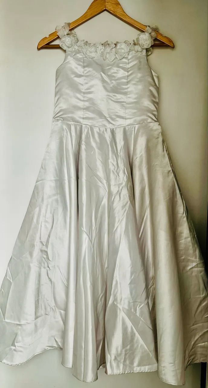Vestido branco tamanho 12/10 - Foto 5