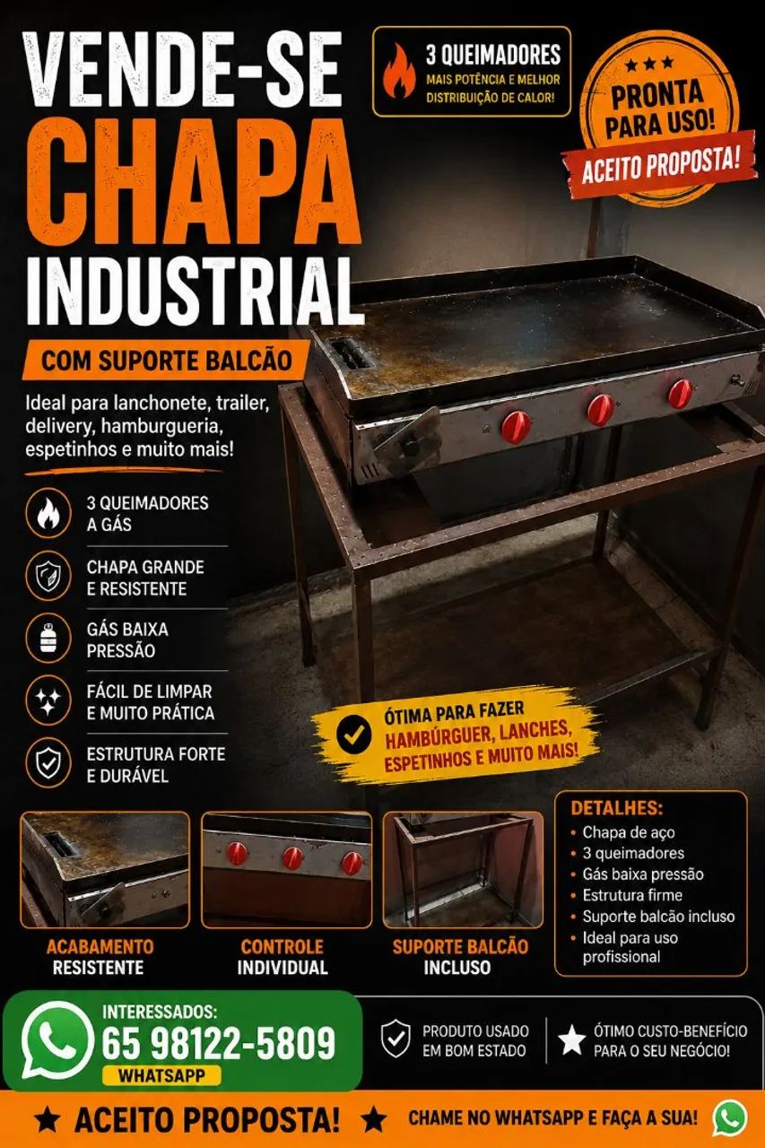 Chapa industrial 