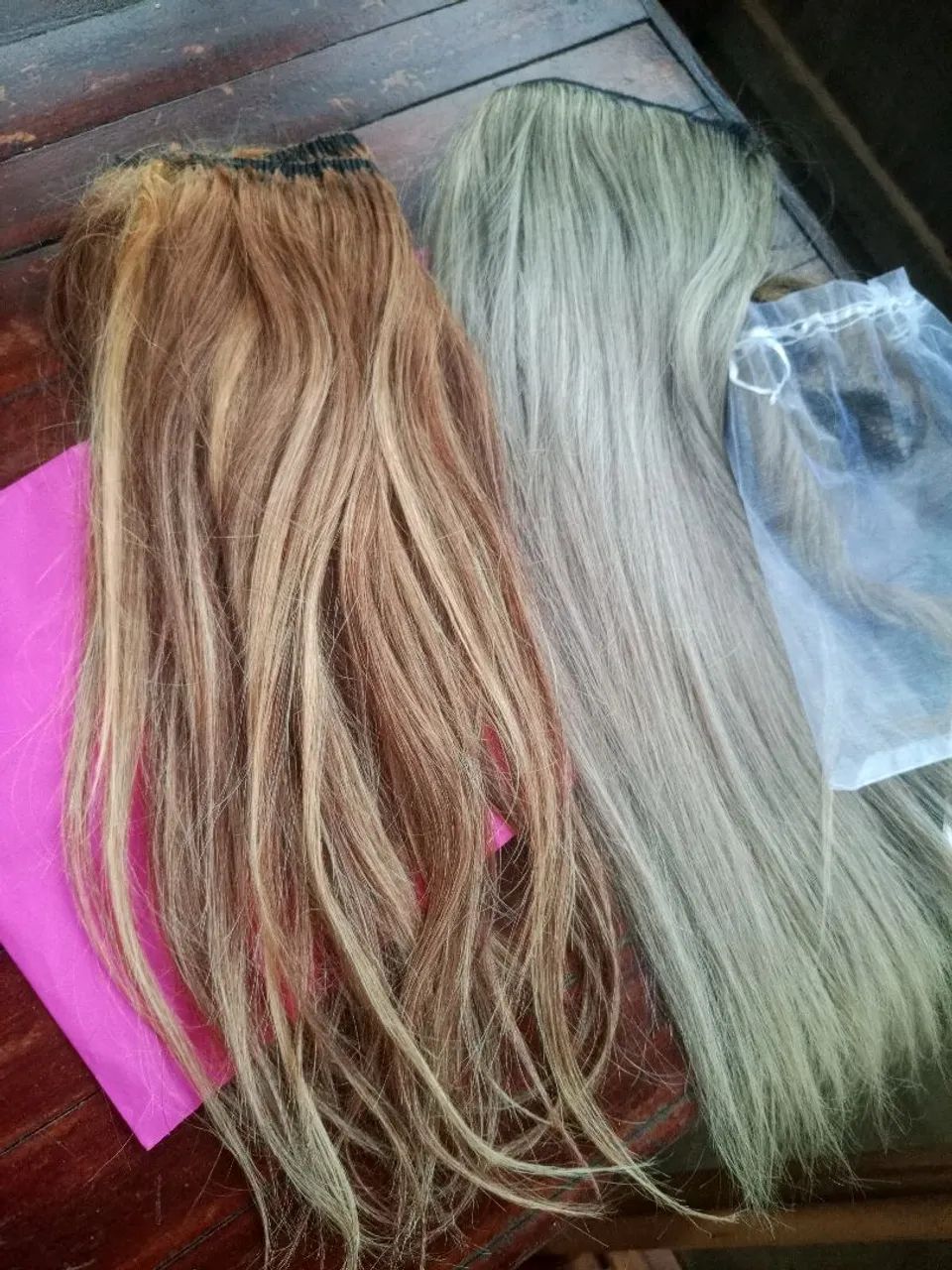 Cabelo humano loiro  - Foto 4