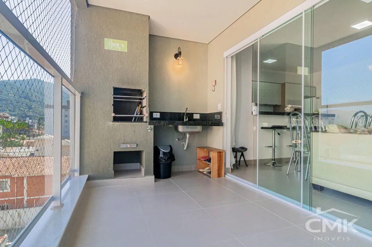 Apartamento 91m² Varanda Gourmet e Piscina na Cobertura Edifício Manaus Umuarama Ubatuba - Foto 4