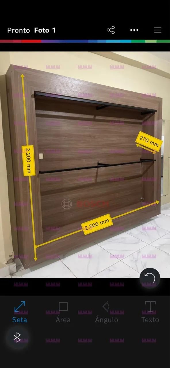 3 ARARAS EM MDF E METALON - Foto 2