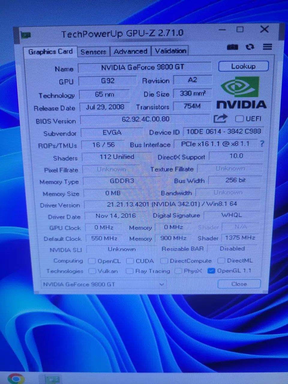 Placa Nvidia 9800GT com defeito - Foto 2