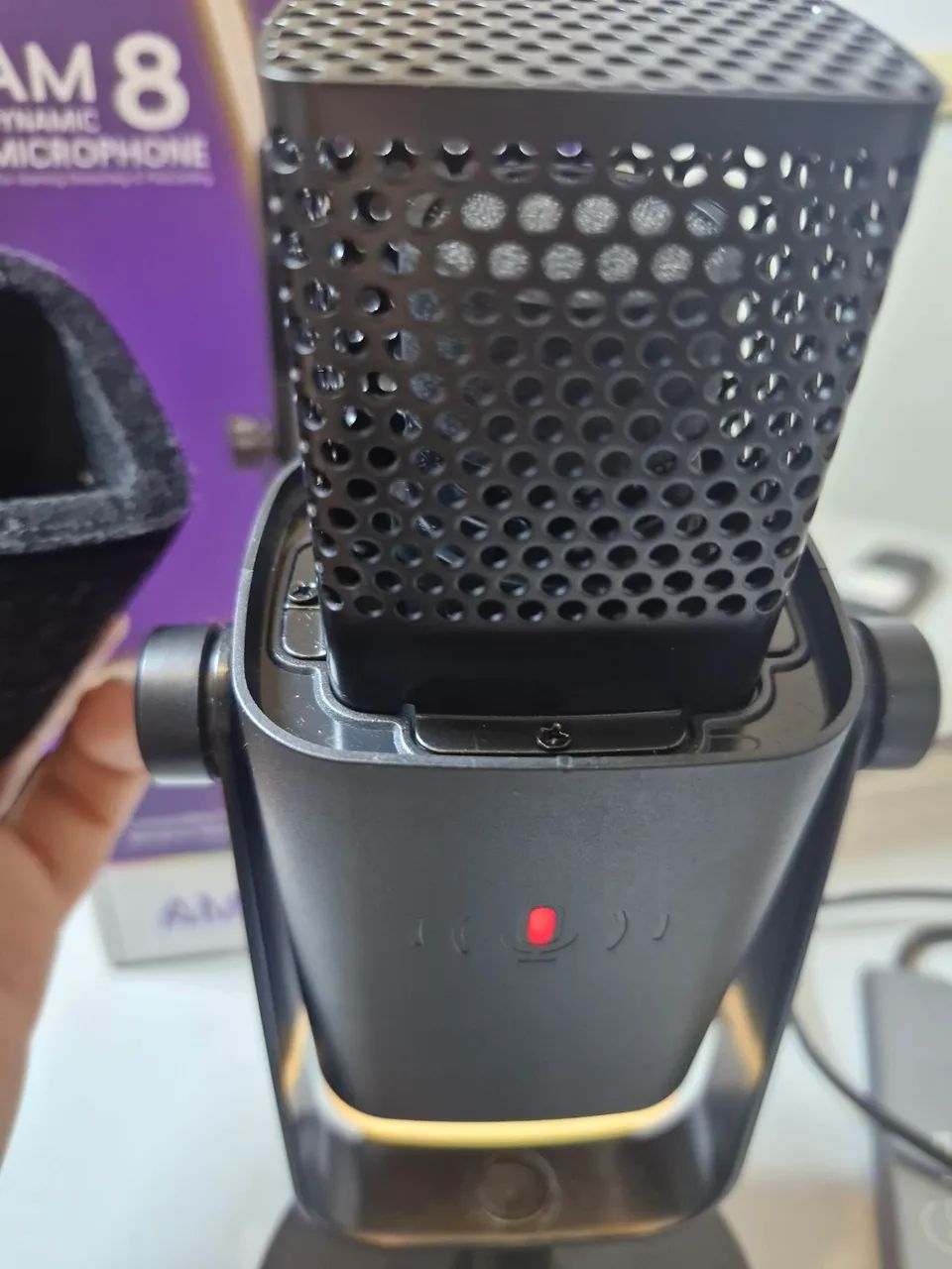 Microfone Fifine AM8 dinâmico  - Foto 4