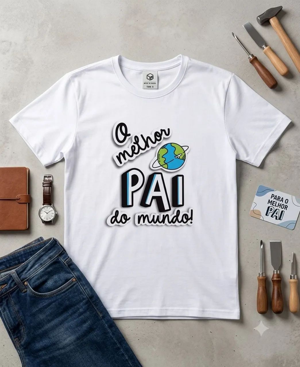 Camiseta Melhor Pai do mundo - Foto 2