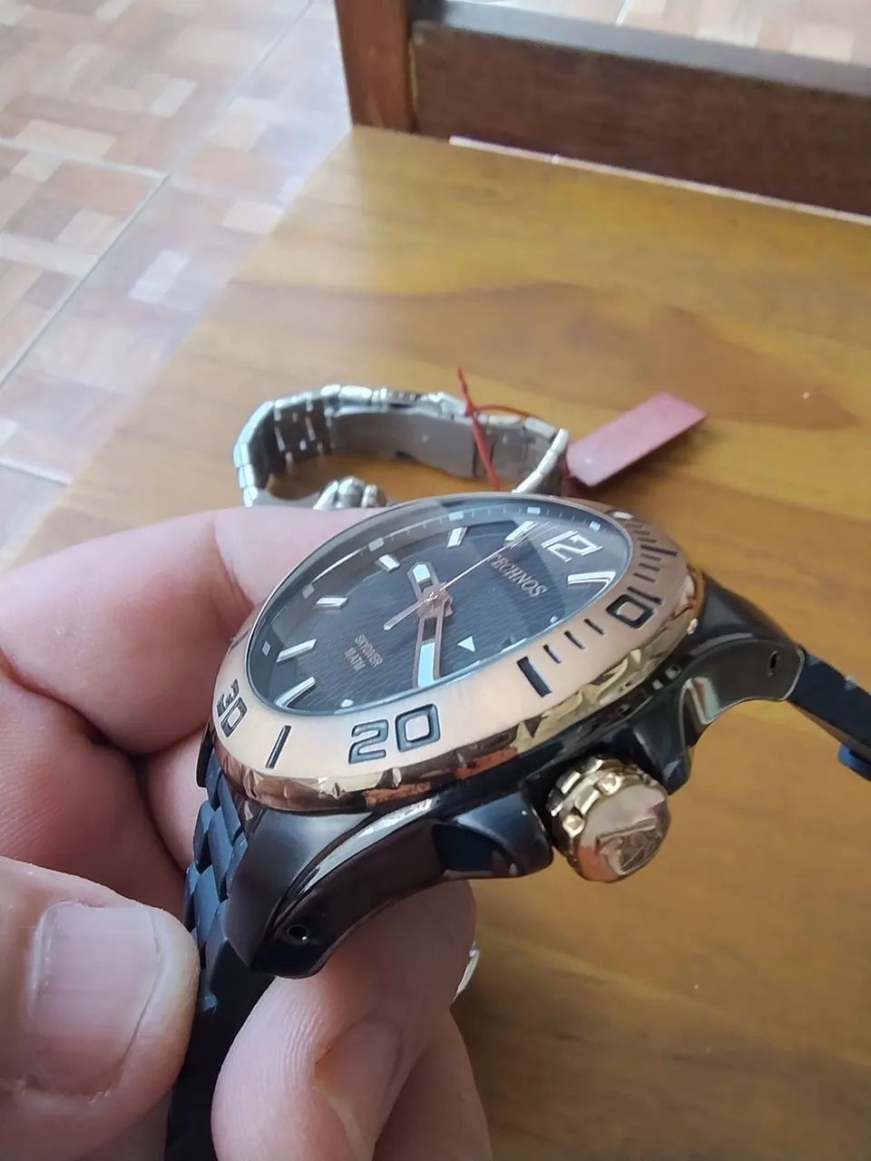 Technos Skydiver vidro e caixa curva  - Foto 4