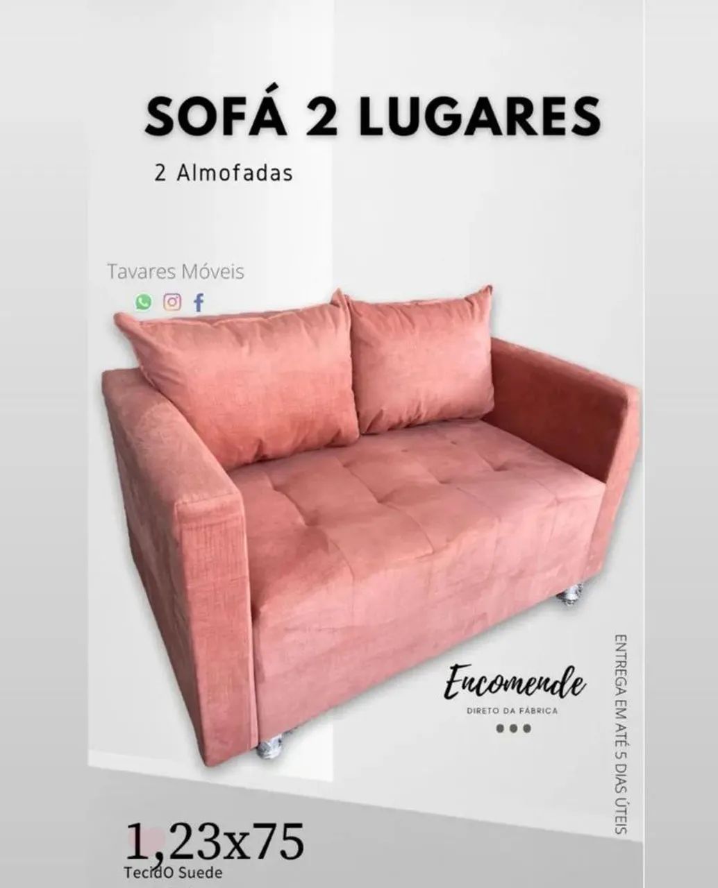 Dois lugares sofa 
