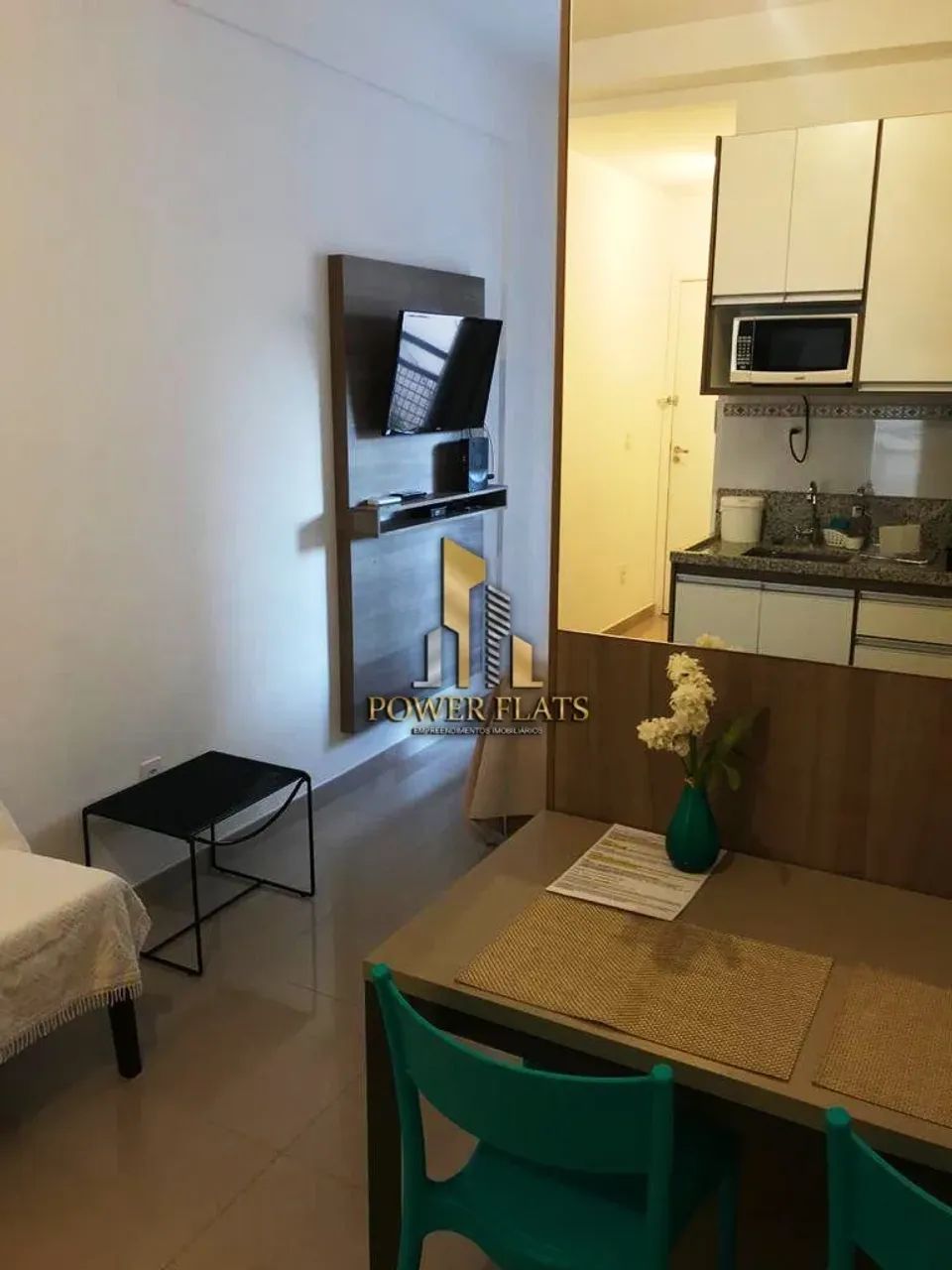 Studio mobiliado com varanda | New Studio Granja Viana - Foto 4