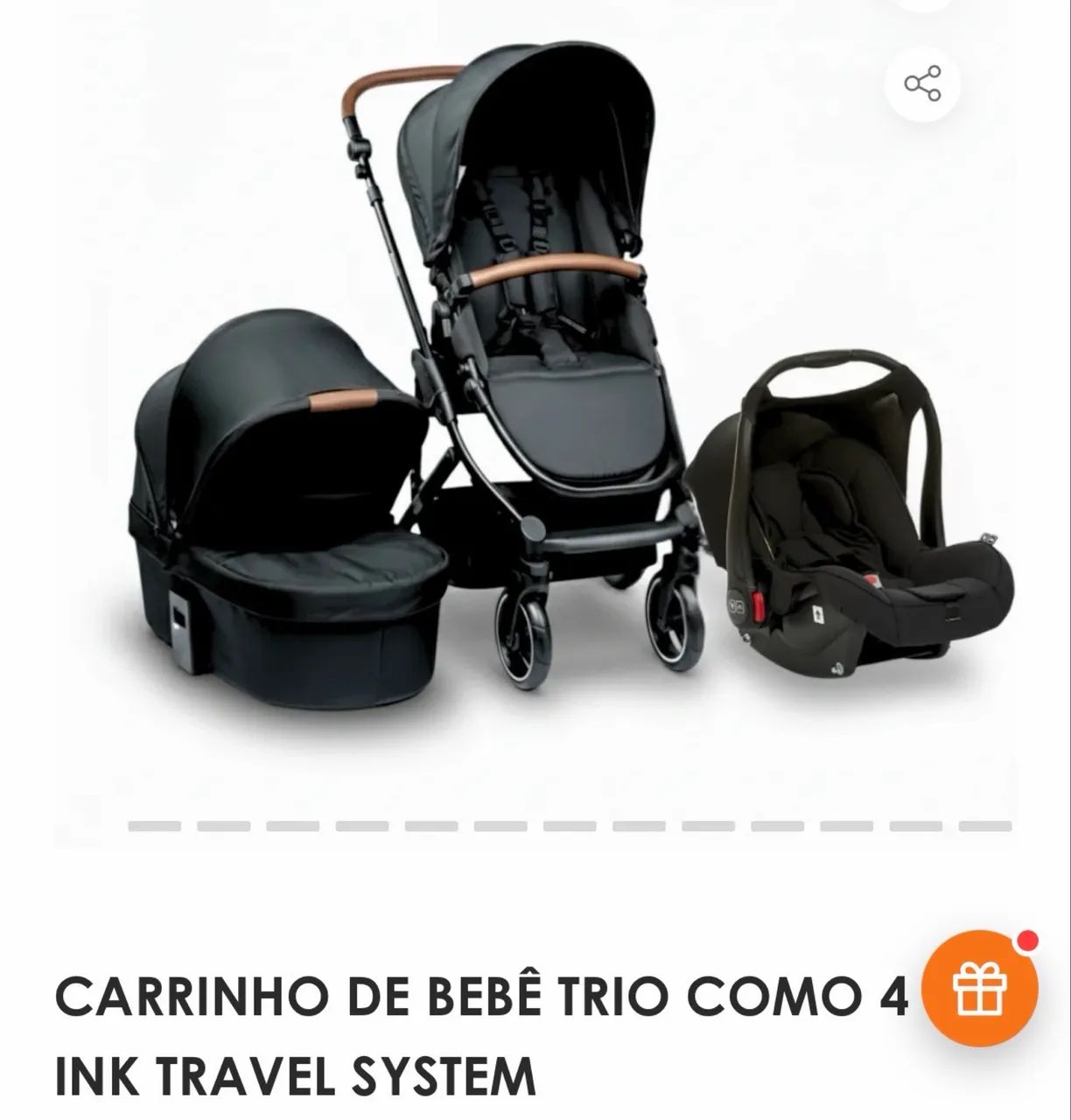 Carrinho de bebê Como 4 Abc design kit - Foto 2