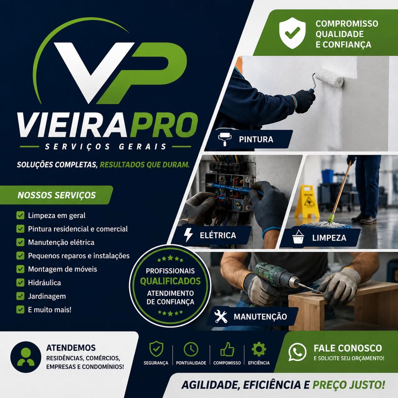 SERVIÇOS GERAIS COM QUALIDADE E CONFIANÇA