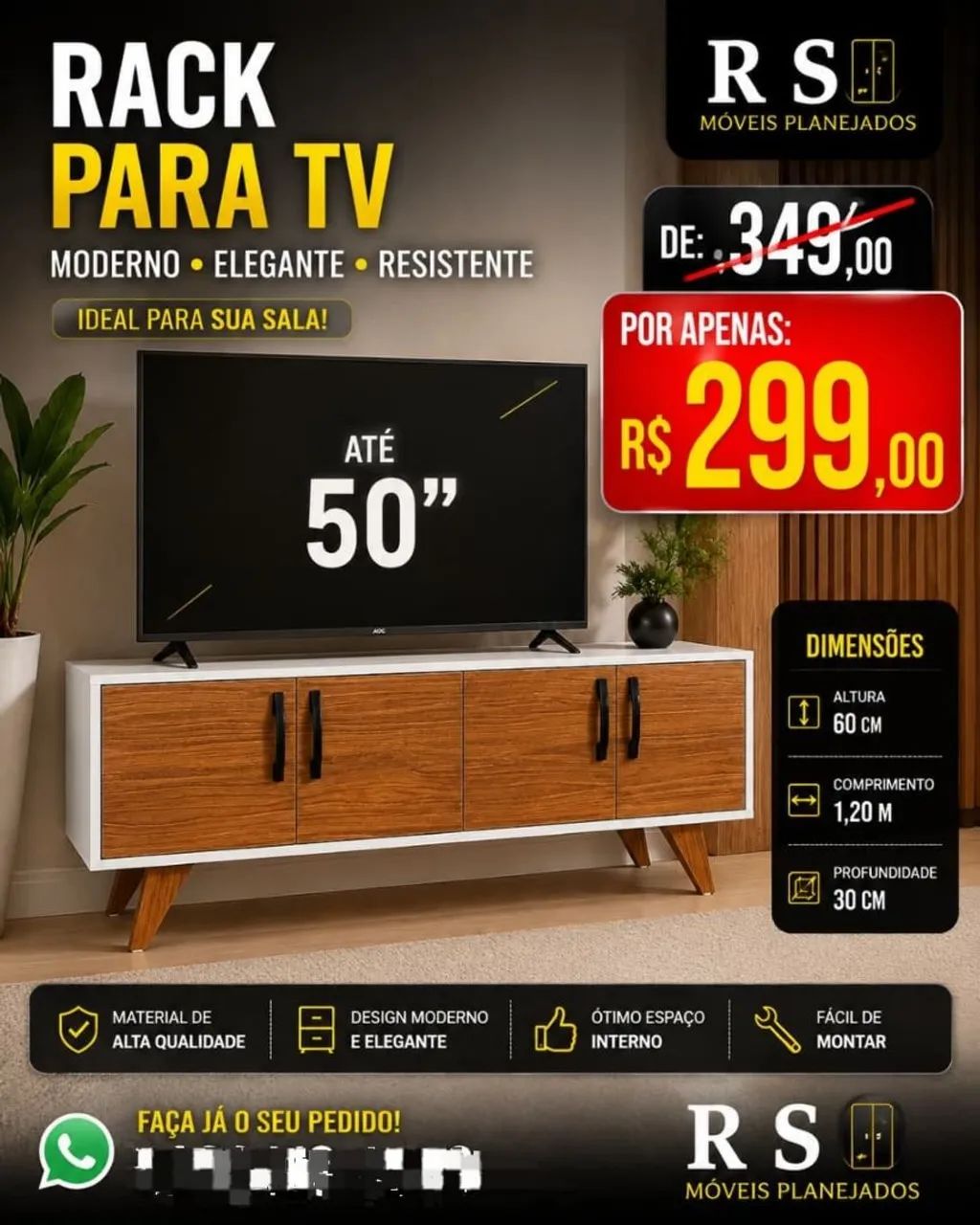 Rack para TV 