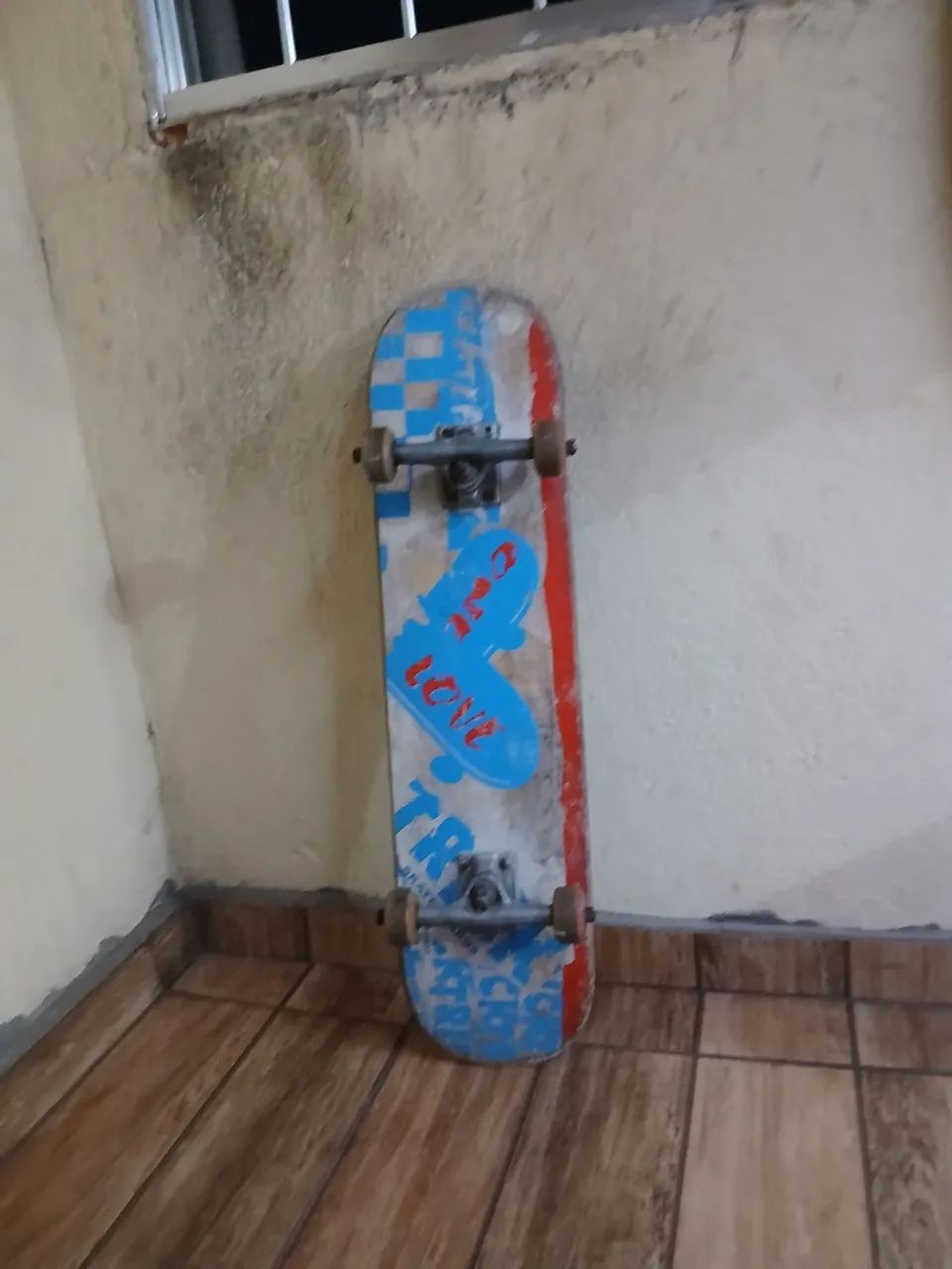 Used skateboard, 8 months old, in good condition