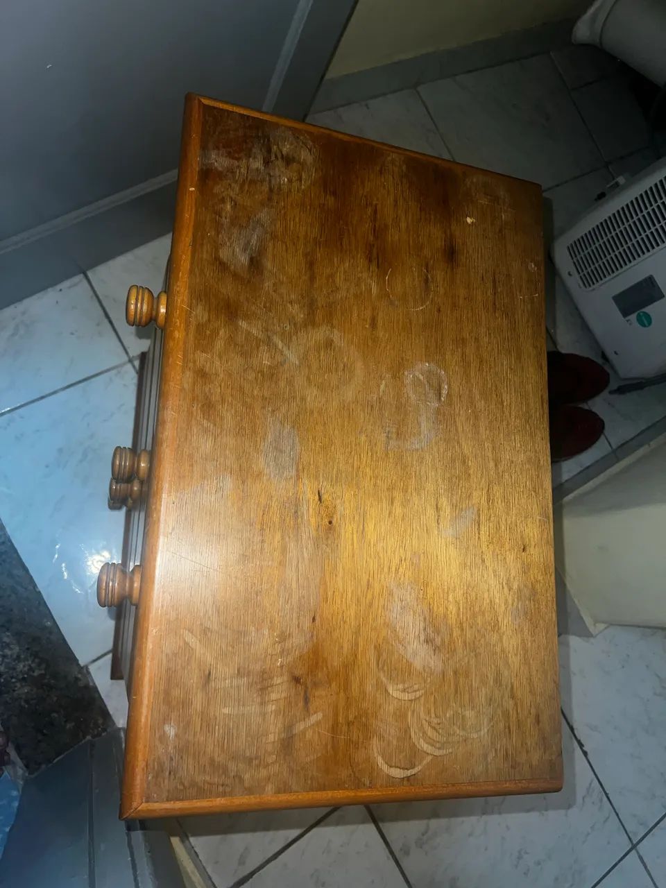Mesinha de cabeceira com gavetas  - Foto 3