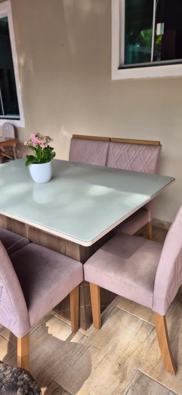 Mesa de jantar com 6 cadeiras - Foto 2