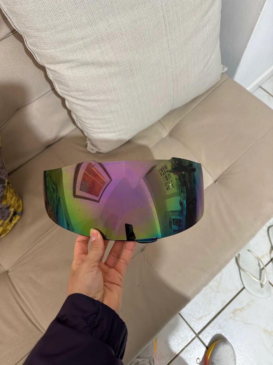 Viseira de capacete