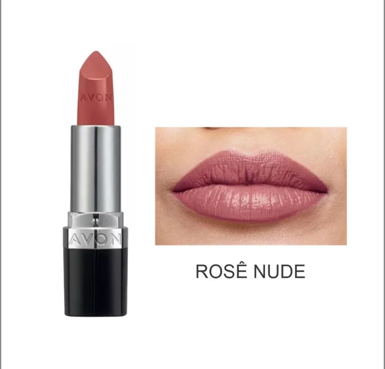Imperdível Batom Cremoso Avon Rose Nude