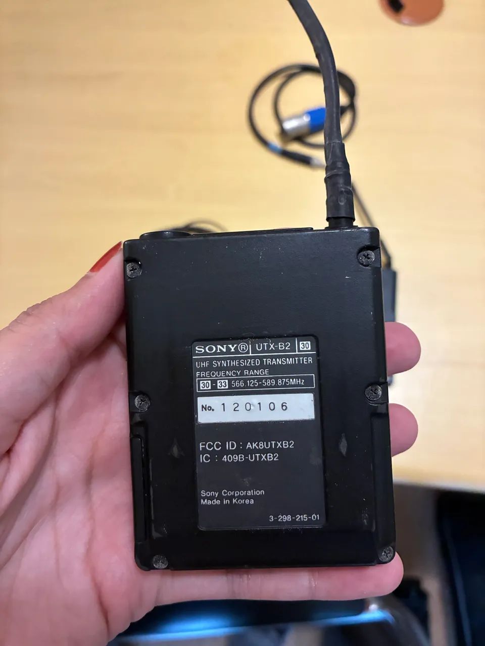 Microfone Lapela Sony Uwp-v1 Transmissor e Receptor  - Foto 3