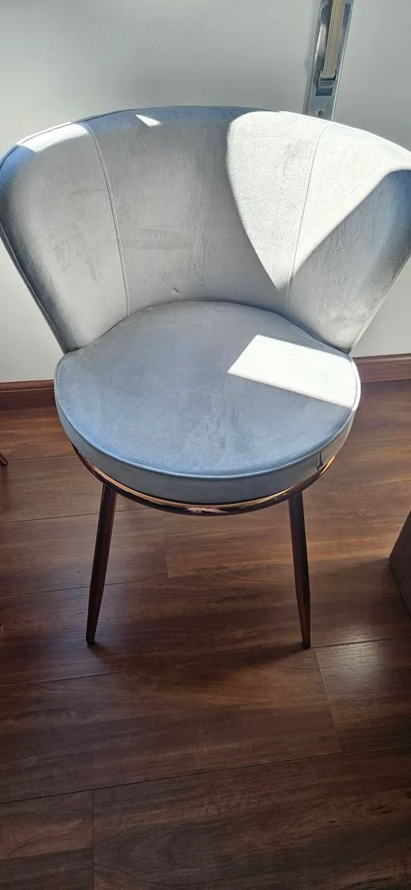 Par de cadeiras estofadas (novas e sem uso) - Foto 3