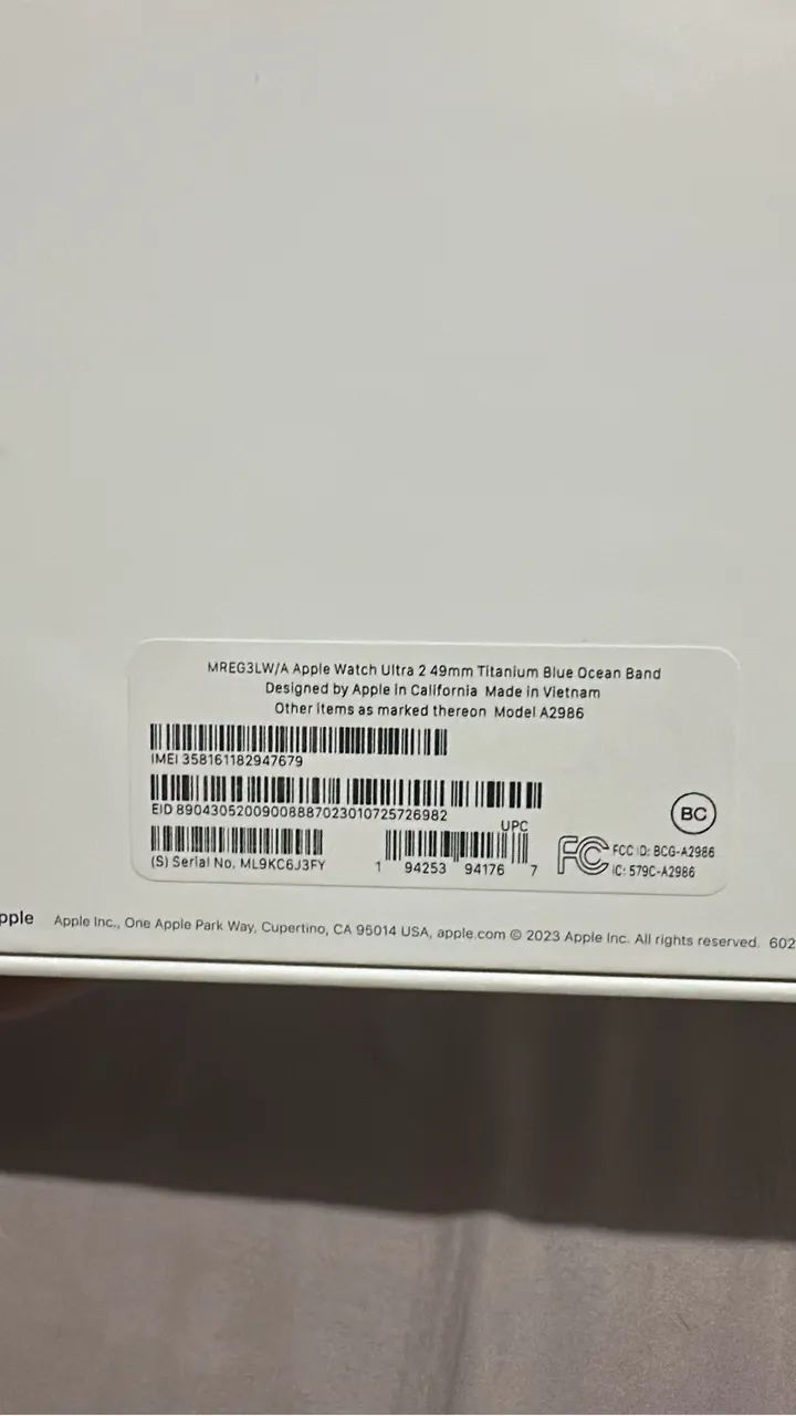 Apple Watch Ultra 2 49mm titanium blue ocean - Foto 3