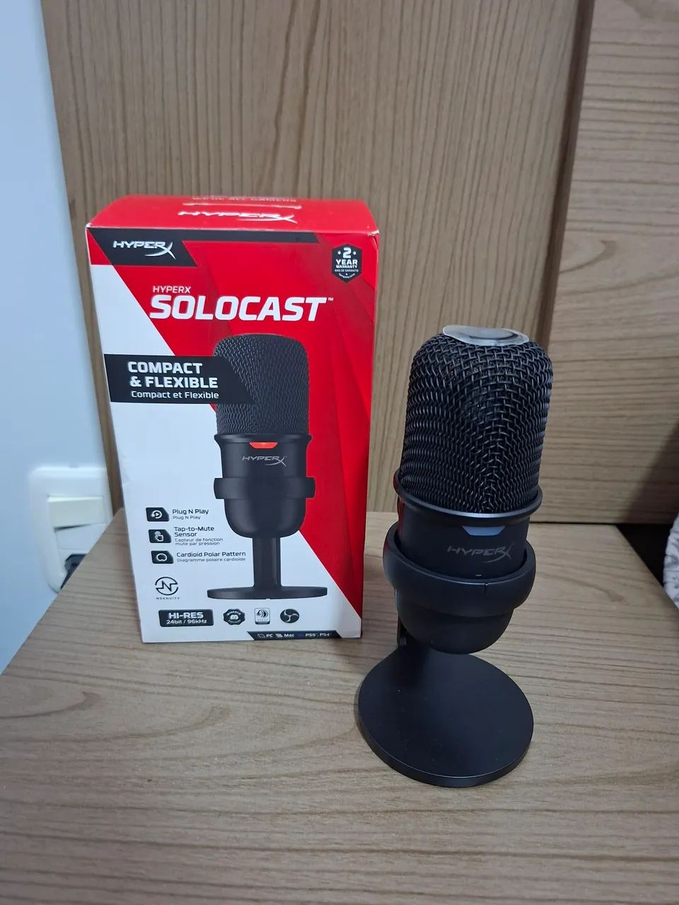 Vendo Microfone Hyperx SoloCast  - Foto 4