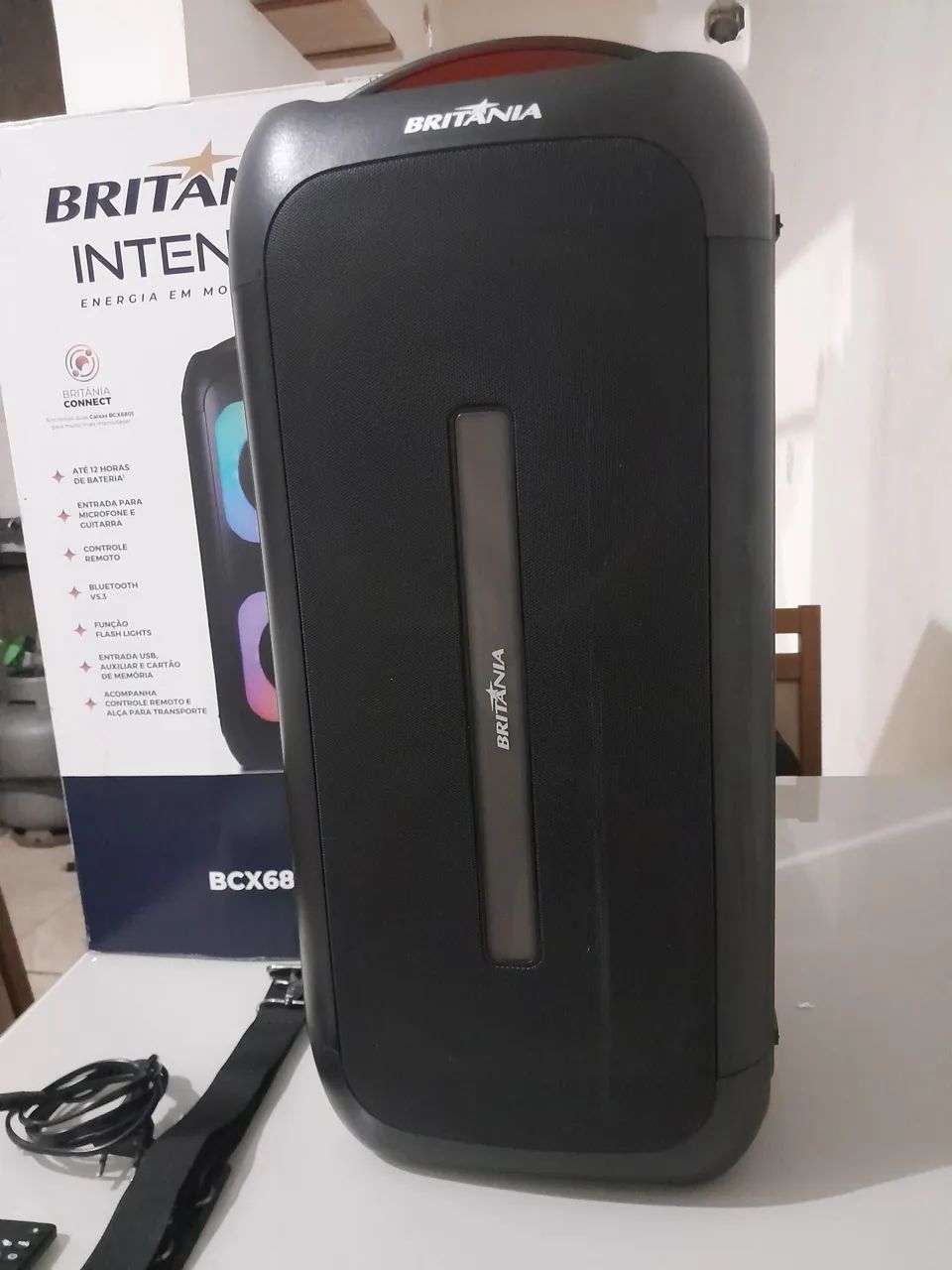 Caixa de som amplificada Britânia 650w - Foto 4
