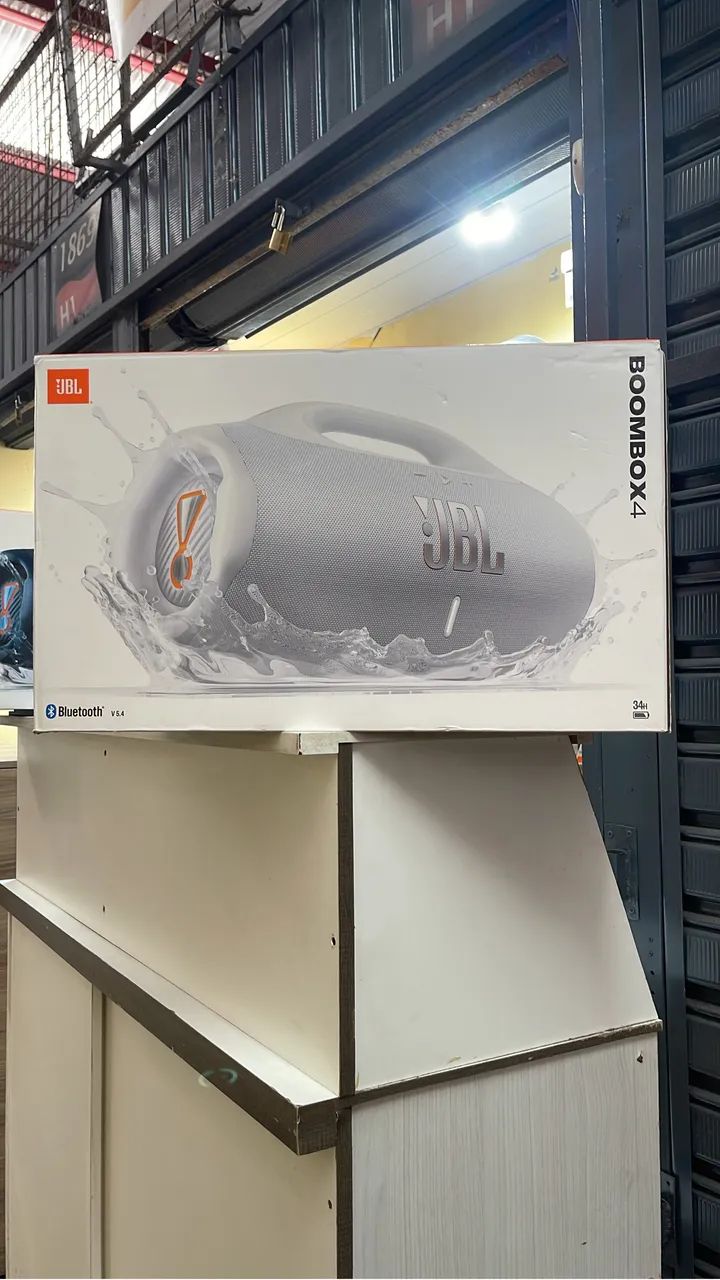 Jbl Bom Box 4 Branca - Foto 3