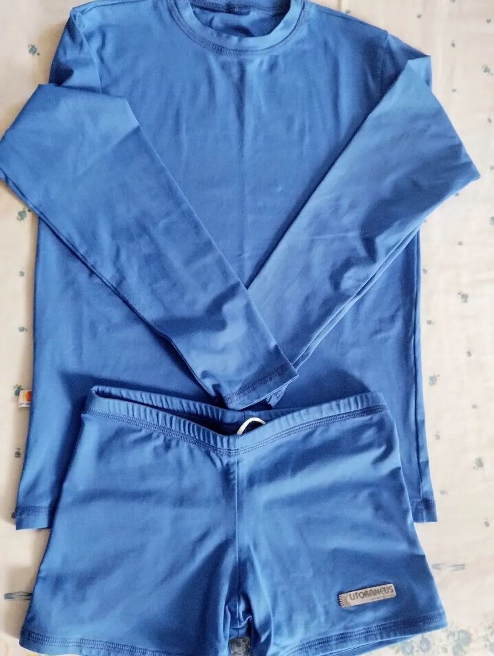Conjunto infantil com camisa e sunga Litoraneus 