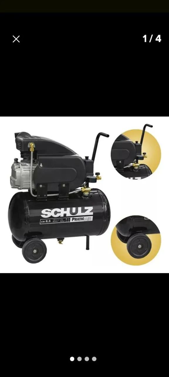 Compressor de ar Schulz e acessórios  - Foto 2