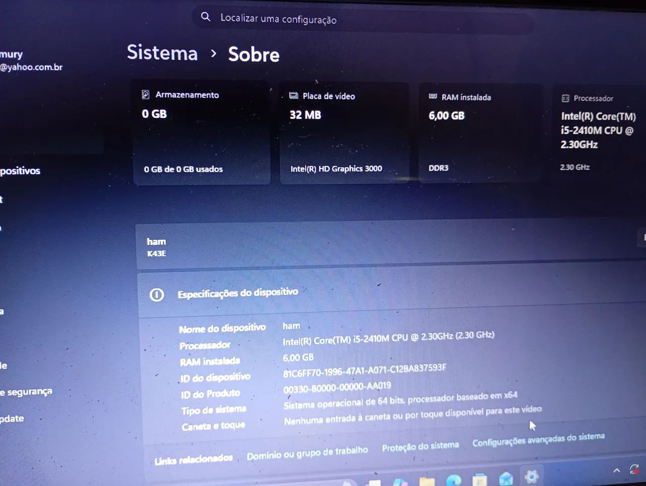 Notebook i5 com 6gb de ram - Foto 3