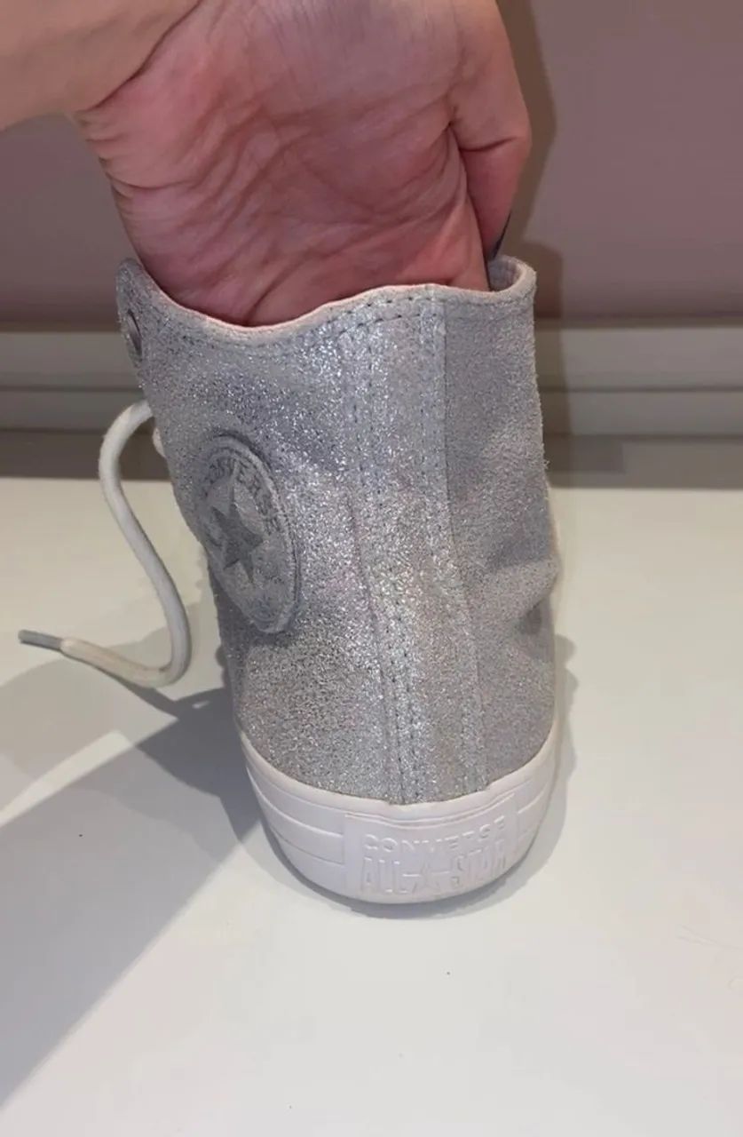 tênis converse chuck taylor all star prata edição limitada! - Foto 3