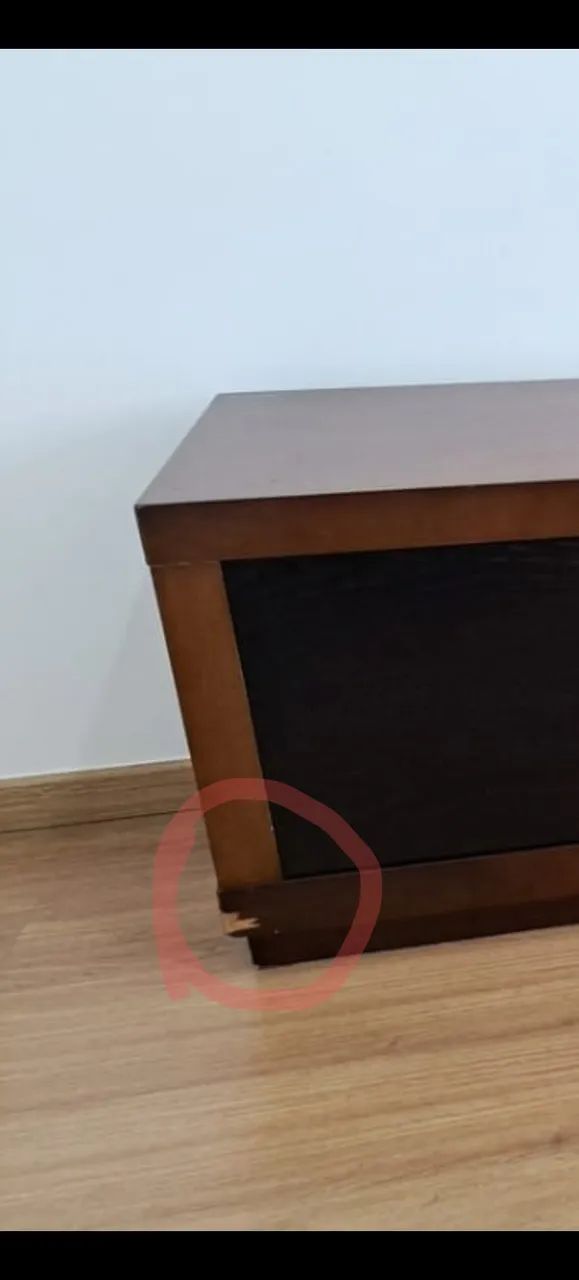 Vendo Rack de madeira na cor Tabaco 2m X 45cm - Foto 3