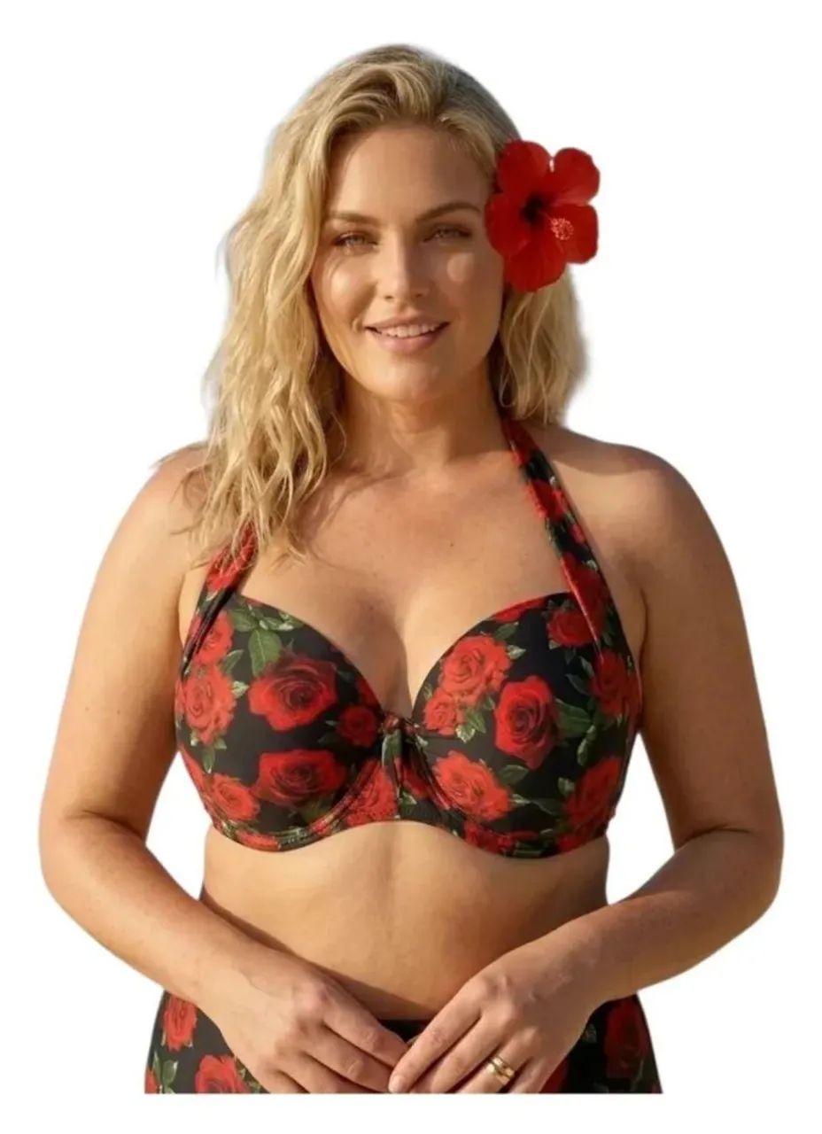 Top Biquíni Plus Size 54 NOVO em Lycra - Alta Sustentação