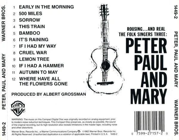 Peter, Paul and  Mary em cd importado - Foto 2