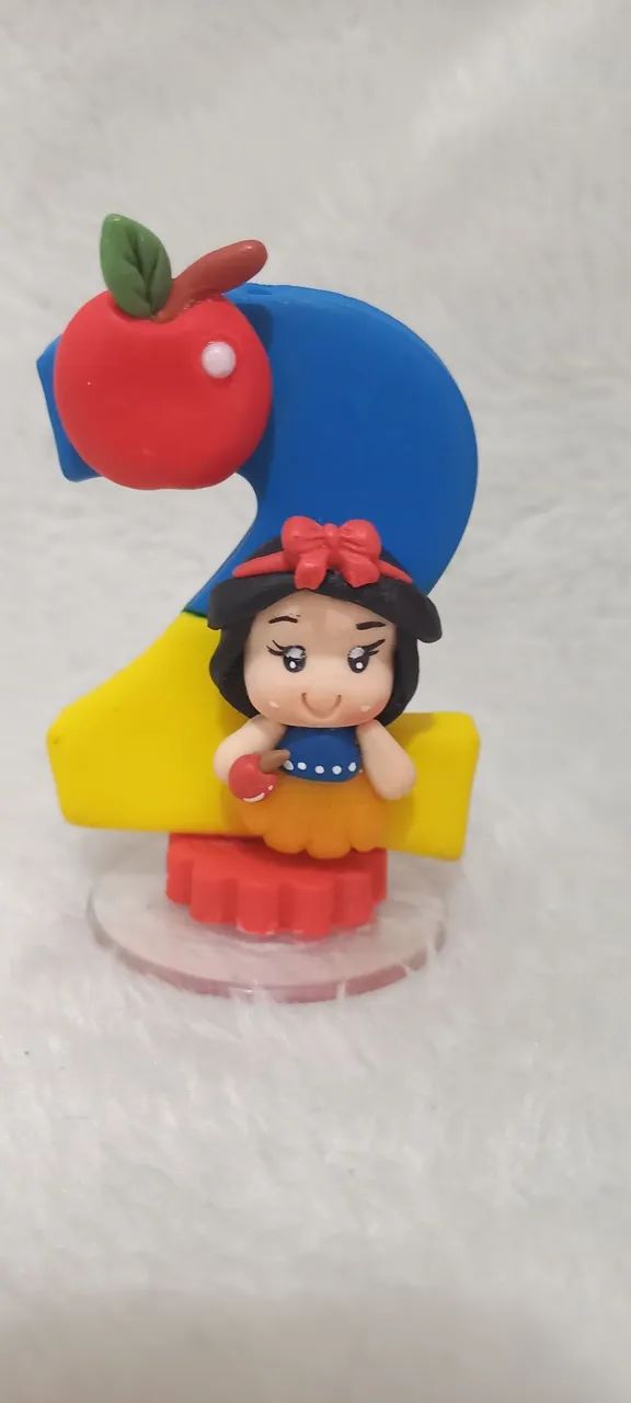 Vela de biscuit simples personalizada  - Foto 5