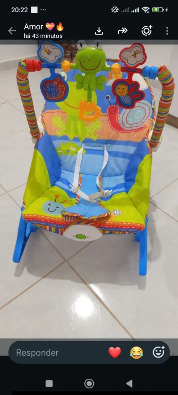 Cadeira de balanço para criança, - Foto 4