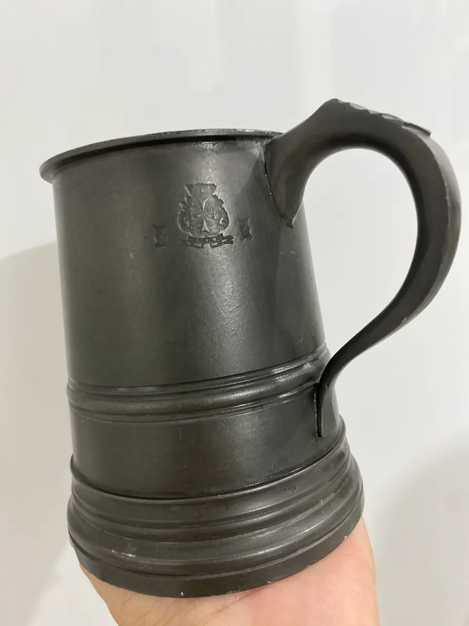 CANECA ANTIGA CANECA EM ESTANHO DE SÃO JOÃO DEL-REI (RC x MG) - Foto 3