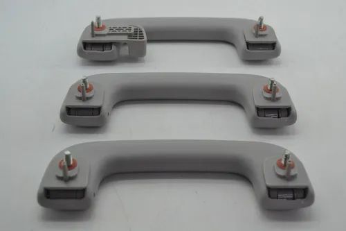 Kit Com 3 Puxador Alça Teto Pqp Creta 2021 Original Cinza-escuro - Foto 5