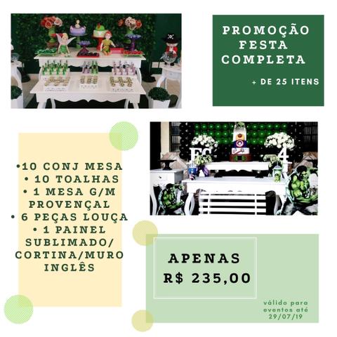Promoção Festa Completa + 25 itens