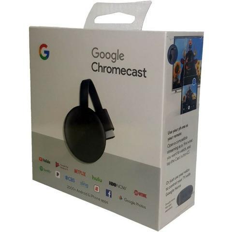 Chromecast 3ª Geração 2019 Google Youtube Netflix Original - Foto 2