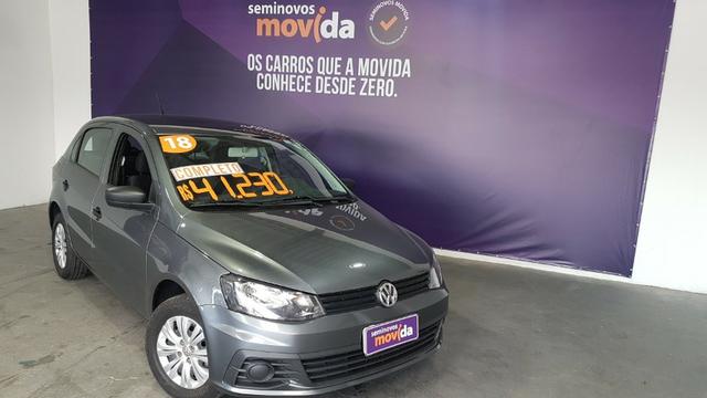 Vw - Volkswagen Gol 1.6 Cinza Metálico 2018 - Foto 6