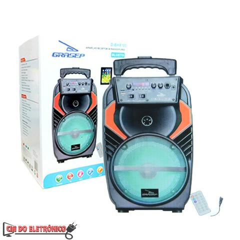 Caixa de Som Portatil Bluetooth c/ Microfone (D-BH8103)